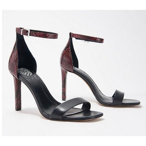 Vince Camuto Shoes - Vince Camuto Lauralie Ankle-Strap Sandal Black 6